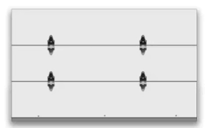 Picture of WHITING DROP IN DOOR 98" W X 107" H PP WHITE