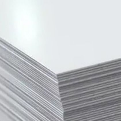 Picture of 0.040" X 49" X 96" ALUMINUM SIDE PANEL (PPW/MILL W/ PVC)(NON-PUNCHED) - 040X49X96PPW/PVC