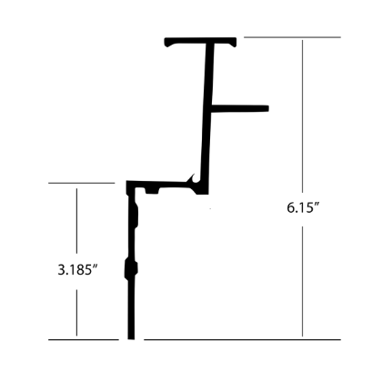 Picture of MICKEY NEW STYLE TOP RAIL 18'