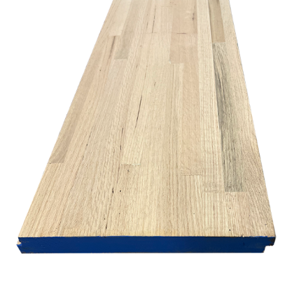 Picture of 1.125" X 12" X 288" (24') OAK LAMINATED BOARD UNDERCOATED