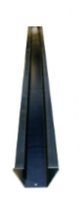 Picture of 18GA GALV - 1" X 99" ANTI-SNAG ROOF BOW (FOR 102" WIDE BODY)