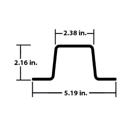 Picture of NOSE POST (WABASH) (2.25" DEEP) (WAB04S00020)