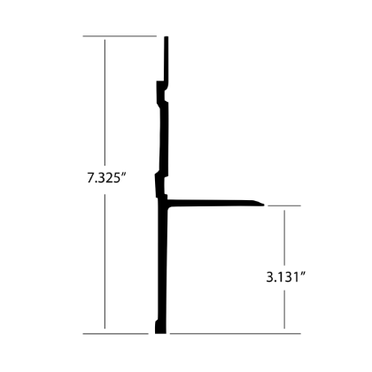 Picture of MICKEY BOTTOM RAIL PER FT