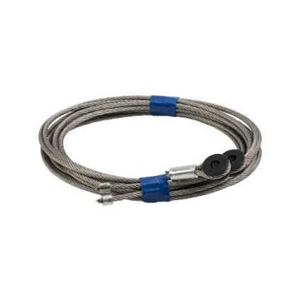 Picture of DOOR CABLE 110 SS 1/4 NYLON EYE PAIR
