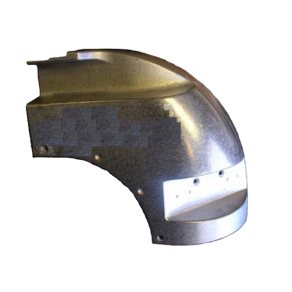 Picture of US TRUCK BODY (NEW STYLE) CAST ALUMINUM CORNER CAP (RIGHT FRONT)