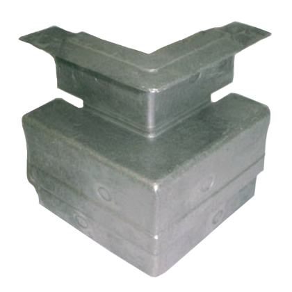 Picture of GRUMMAN CAST ALUMINUM REAR CORNER CAP FOR ALUMINUM & FRP BODY (RIGHT & LEFT) - OEM # 45100043
