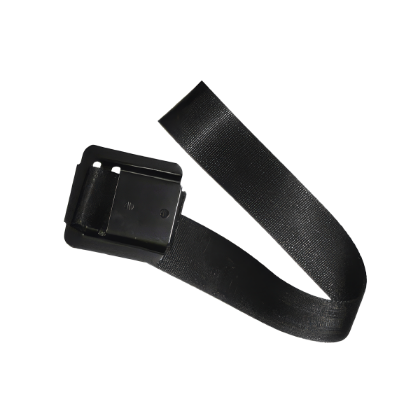 Picture of 19" PULL STRAP, BLACK RETAINER, NO LOOP