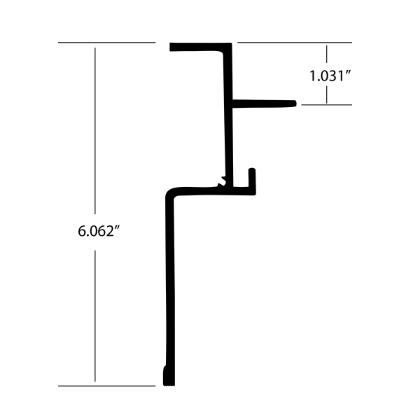 Picture of KIDRON U-1 TOP RAIL 28'